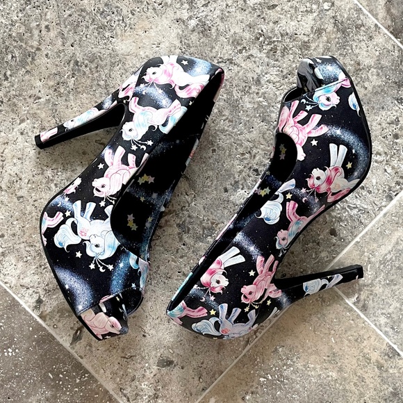 Women's Iron Fist My Little Pony Peep Toe Pumps | Size 8 - Picture 3 of 12